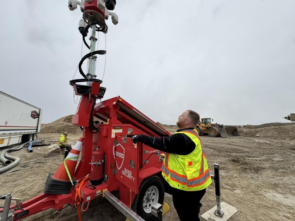 Mobile Security Surveillance Tower